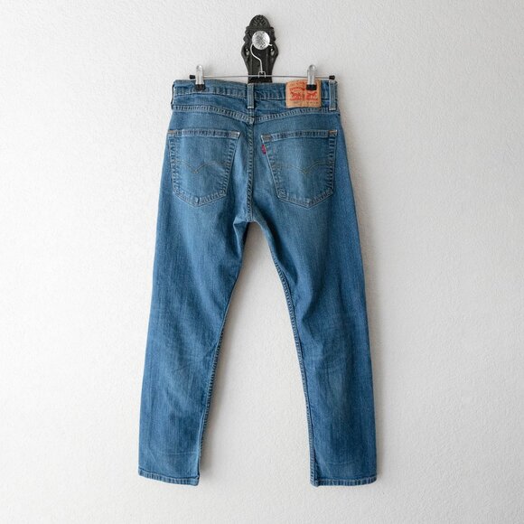 Levi’s 502 Jeans Mens Size 30W 30L Medium Blue Wash Denim Straight Leg Classic - Picture 5 of 5